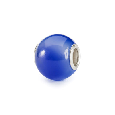 Round Blue Agate Bead