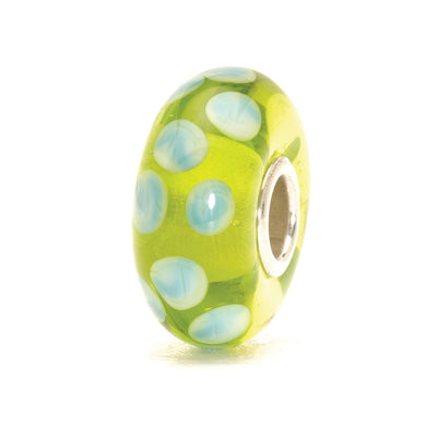 Turquoise Green Dot Bead