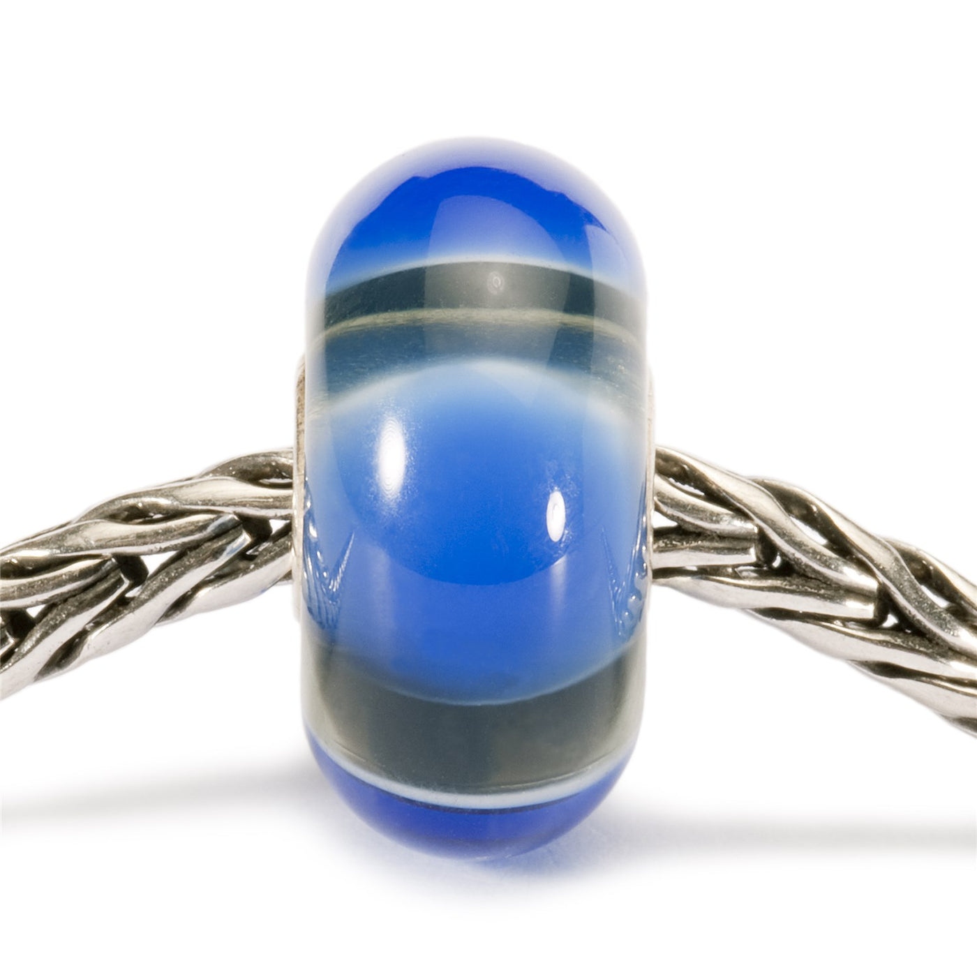 Blue Symmetry Bead