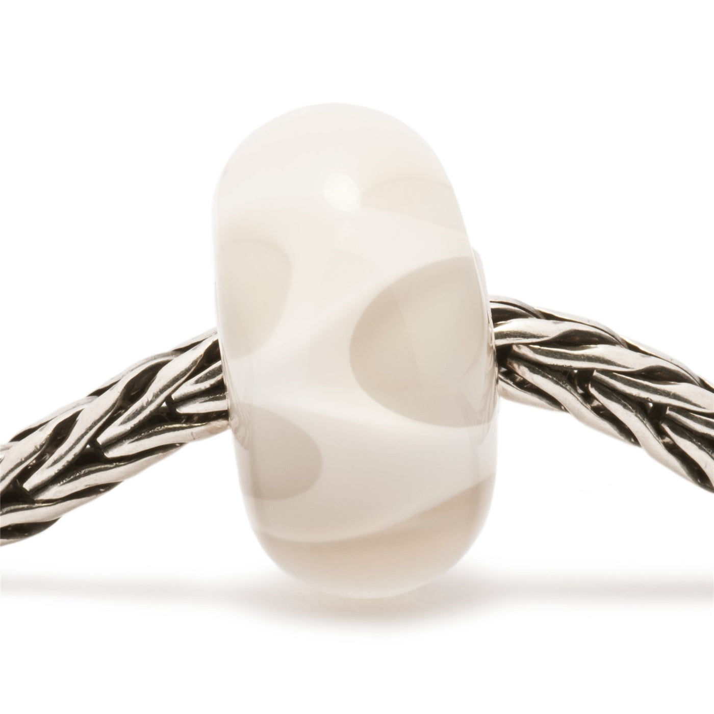 White Paper Fold Bead